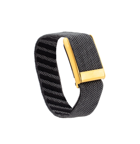 Whoop 5.0 Luxe Band - Gold Charcoal
